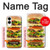 S0790 Hamburger Etui Coque Housse pour Samsung Galaxy S25 Edge