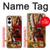 S0817 indien rouge Etui Coque Housse pour Samsung Galaxy S25 Edge