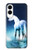 S1130 licorne Cheval Etui Coque Housse pour Samsung Galaxy S25 Edge