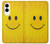 S1146 Sourire Soleil Jaune Etui Coque Housse pour Samsung Galaxy S25 Edge