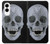 S1286 Crâne de diamant Etui Coque Housse pour Samsung Galaxy S25 Edge