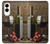 S1316 Raisins Bouteille et un verre de vin rouge Etui Coque Housse pour Samsung Galaxy S25 Edge