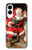 S1417 Père Noël Joyeux Noël Etui Coque Housse pour Samsung Galaxy S25 Edge
