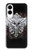S1434 Crâne Tatouage Motard Aile Etui Coque Housse pour Samsung Galaxy S25 Edge