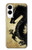 S1482 Peinture Noir dragon Etui Coque Housse pour Samsung Galaxy S25 Edge