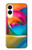 S1671 Arc en ciel coloré Rose Etui Coque Housse pour Samsung Galaxy S25 Edge