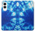 S1869 Tie Dye Bleu Etui Coque Housse pour Samsung Galaxy S25 Edge