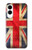 S2303 Drapeau britannique UK Millésime Etui Coque Housse pour Samsung Galaxy S25 Edge