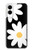 S2315 Fleurs de marguerite blanche Etui Coque Housse pour Samsung Galaxy S25 Edge