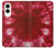S2480 Tie dye rouge Etui Coque Housse pour Samsung Galaxy S25 Edge