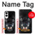 S2823 Noir Loup Bleu Yeux Visage Etui Coque Housse pour Samsung Galaxy S25 Edge