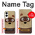 S2825 Mignon raton laveur animé Dessin Etui Coque Housse pour Samsung Galaxy S25 Edge