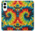 S3459 tie Dye Etui Coque Housse pour Samsung Galaxy S25 Edge
