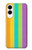 S3678 Vertical arc-en-ciel coloré Etui Coque Housse pour Samsung Galaxy S25 Edge