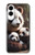 S4008 Famille de pandas Etui Coque Housse pour Samsung Galaxy S25 Edge