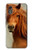 S1595 Beau cheval marron Etui Coque Housse pour Samsung Galaxy XCover7
