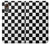 S1611 Échiquier Damier Noir Blanc Etui Coque Housse pour Samsung Galaxy XCover7