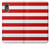 S2364 Rouge et blanc rayé Etui Coque Housse pour Samsung Galaxy XCover7