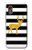 S2794 Noir et blanc rayé cerf d'or Sparkles Etui Coque Housse pour Samsung Galaxy XCover7