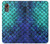 S3047 Vert Sirène écailles de poisson Etui Coque Housse pour Samsung Galaxy XCover7