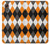 S3421 Noir Orange Blanc Argyle Plaid Etui Coque Housse pour Samsung Galaxy XCover7