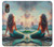 S4006 Peinture à l'huile Sirène Etui Coque Housse pour Samsung Galaxy XCover7