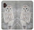 S1566 Milou Blanc Chouette Chouette Etui Coque Housse pour Samsung Galaxy XCover7 Pro