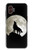S1981 Loup hurlant à la lune Etui Coque Housse pour Samsung Galaxy XCover7 Pro