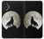 S1981 Loup hurlant à la lune Etui Coque Housse pour Samsung Galaxy XCover7 Pro
