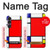 S0157 Composition Rouge Bleu Jaune Etui Coque Housse pour Sony Xperia 1 VII