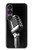 S1672 Rétro Musique Jazz Microphone Etui Coque Housse pour Sony Xperia 1 VII