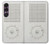 S1857 Rétro transistor radio Etui Coque Housse pour Sony Xperia 1 VII