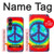 S1870 Tie Dye Paix Etui Coque Housse pour Sony Xperia 1 VII