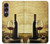 S2042 Raisin Vignoble Raisins Bouteille Rouge Vin Etui Coque Housse pour Sony Xperia 1 VII