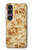 S2180 Motif Fleur Floral Millésime Etui Coque Housse pour Sony Xperia 1 VII
