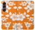 S2245 Hawai Hibiscus Motif orange Etui Coque Housse pour Sony Xperia 1 VII