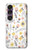 S2354 Motif pastel Fleurs Etui Coque Housse pour Sony Xperia 1 VII