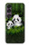 S2441 Forêt de Bambous de la famille Panda Etui Coque Housse pour Sony Xperia 1 VII