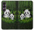 S2441 Forêt de Bambous de la famille Panda Etui Coque Housse pour Sony Xperia 1 VII