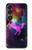 S2486 Arc en ciel espace de nébuleuse Licorne Etui Coque Housse pour Sony Xperia 1 VII