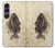 S2562 fossile poisson Etui Coque Housse pour Sony Xperia 1 VII