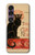 S2739 Chat Noir Noir Chat Millésime Etui Coque Housse pour Sony Xperia 1 VII
