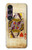 S2833 Poker Carte Coeurs Reine Etui Coque Housse pour Sony Xperia 1 VII