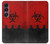 S2917 Biohazards Virus Alert Rouge Etui Coque Housse pour Sony Xperia 1 VII