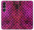 S3051 Rose Sirène écailles de poisson Etui Coque Housse pour Sony Xperia 1 VII