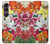 S3205 Fleurs Art Retro Etui Coque Housse pour Sony Xperia 1 VII