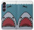 S3825 Plongée en mer de requin de dessin animé Etui Coque Housse pour Sony Xperia 1 VII