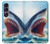 S4004 Peinture à l'huile Requin géant.jpeg Etui Coque Housse pour Sony Xperia 1 VII