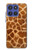 S0422 girafe Peau Etui Coque Housse pour Motorola Moto G Stylus 5G (2025), Edge 60 Stylus