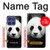 S1072 Panda Etui Coque Housse pour Motorola Moto G Stylus 5G (2025), Edge 60 Stylus